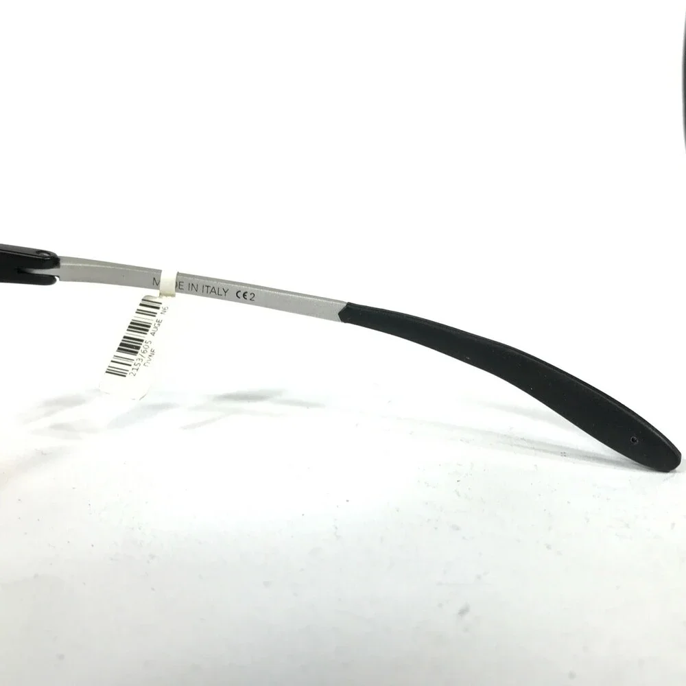 Uvex Fly Sunglasses Matte Black Gray Wrap Frames with Pink Lenses 69-15-135